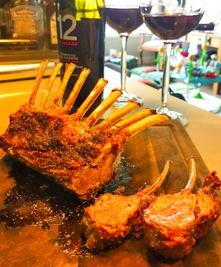 Costela premium e vinho, produto do e-commerce de carnes